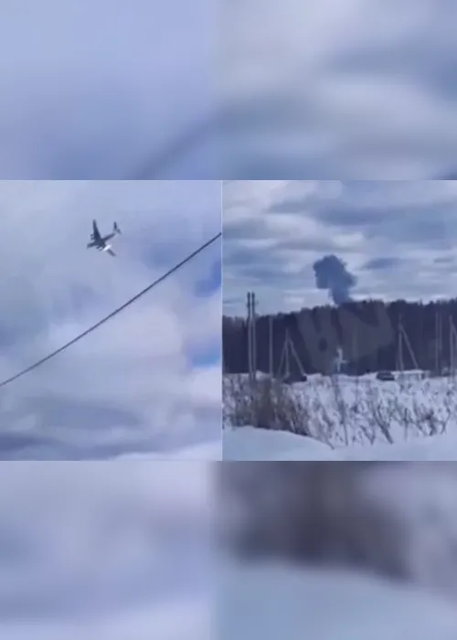 
				Vídeo: avião militar russo pega fogo e cai com 15 pessoas a bordo
			
			