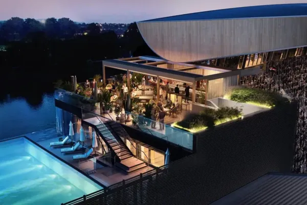 
				
					Fulham anuncia nova arquibancada no estádio com piscina e restaurantes
				
				