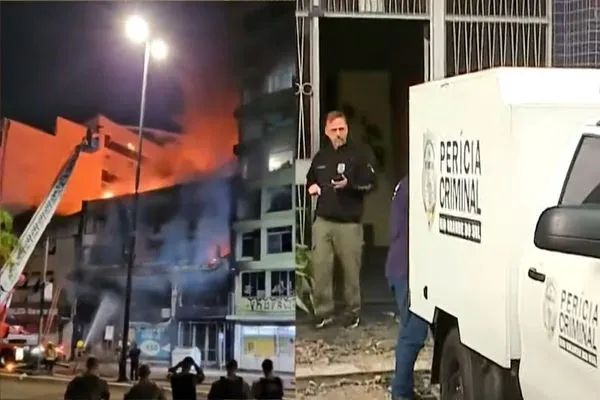 
				
					Incêndio em pousada que matou 10 pode ser criminoso, diz Defesa Civil
				
				