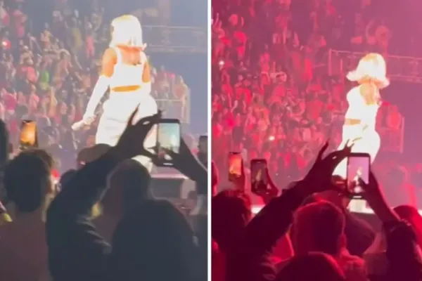 
				
					Nicki Minaj revida após fã jogar objeto em sua direção durante show
				
				