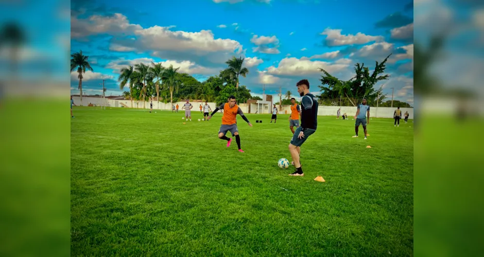 Alvinegro em mais um treino