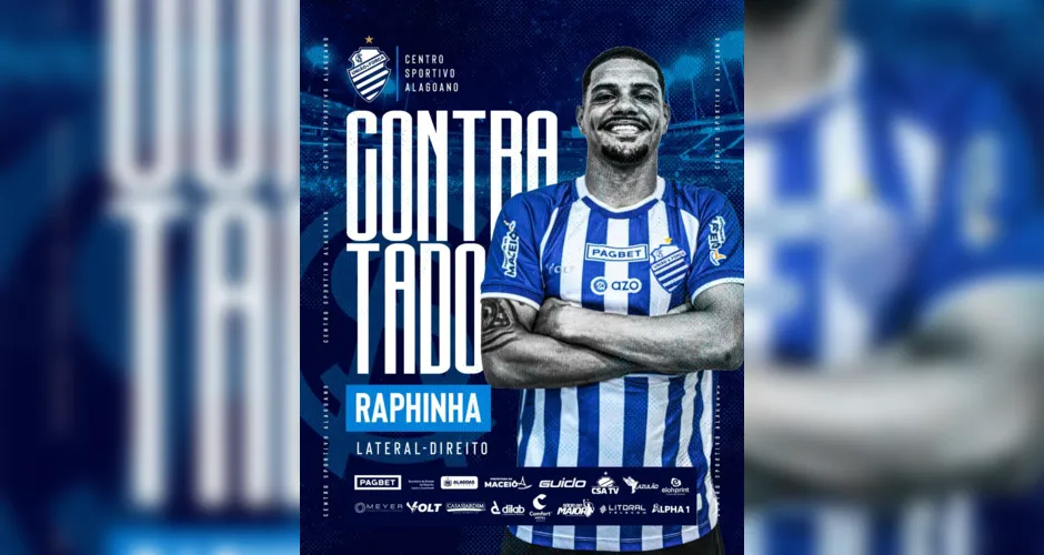 Raphinha foi oficializado pelo Azulo