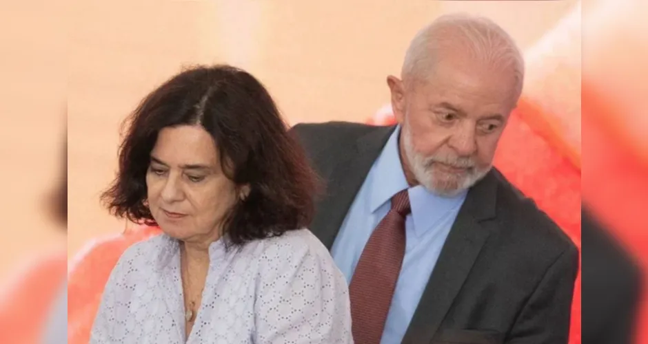 Presidente Luiz Inácio Lula da Silva (PT) e a ministra da Saúde, Nísia Trindade