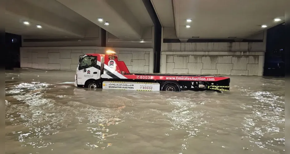 Inundações em Dubai.