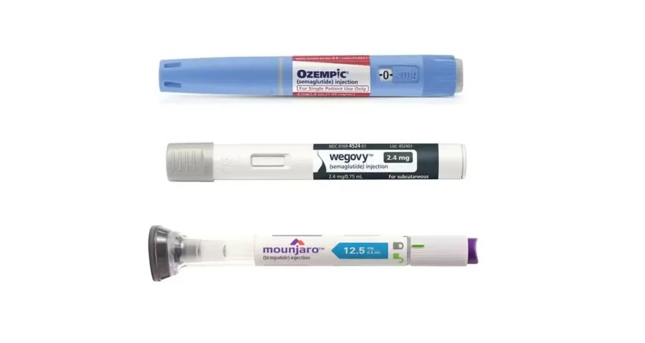 Os medicamentos Ozempic, Wegovy e Monjaro são aplicados com canetas subcutâneas e têm ganhado espaço na busca pela perda de peso