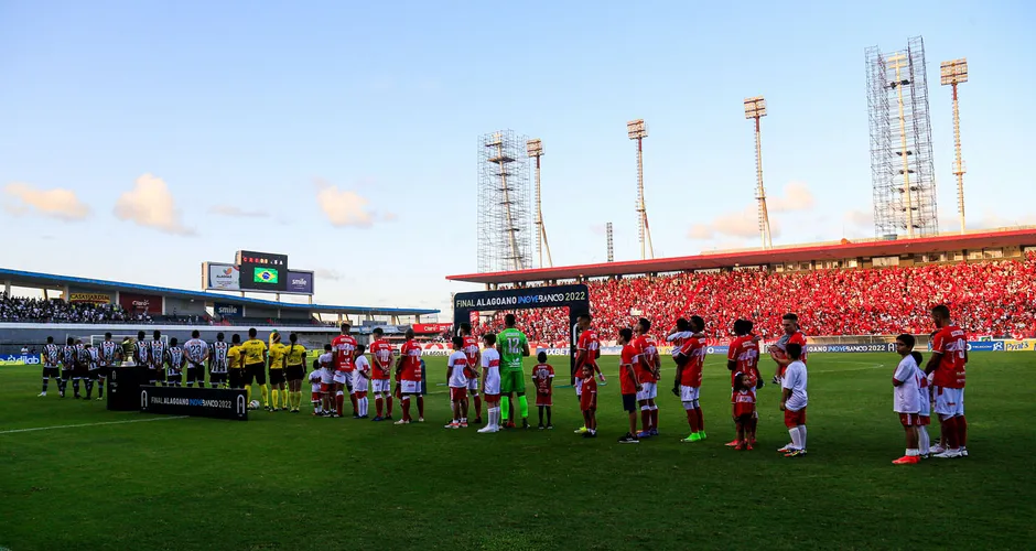 Grande arquibancada do Estádio Rei Pelé estará lotada de torcedores regatianos