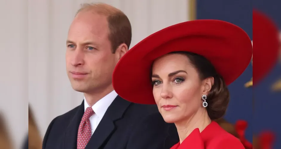 Kate Middleton e seu marido, o príncipe William