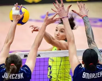 Brasil perde para a Polônia e é 4º na Liga das Nações feminina