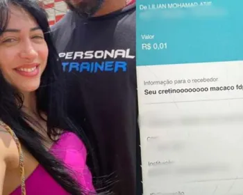 Empresária stalker envia Pix de R$ 0,01 com ataque racista a personal