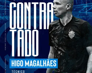 Higo Magalhães é o novo técnico do CSA e já comanda o time nesta terça