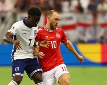 Inglaterra joga mal e empata com a Dinamarca na Eurocopa