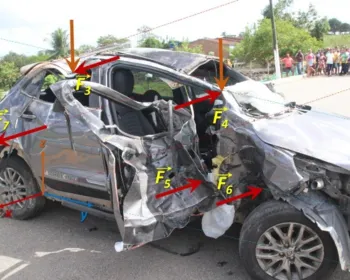 Laudo conclui que veículo envolvido em acidente que matou dois trafegava a mais de 100km/h