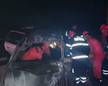 Motorista faz 'zigue-zague' antes de acidente na Ladeira do Catolé; assista ao vídeo!