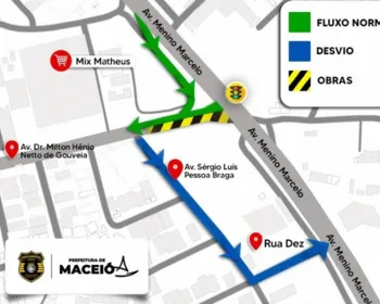 Obra de restauração altera trânsito em avenida no Antares; entenda!