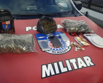 Polícia Militar apreende cerca de 15 kg de drogas em Maceió
