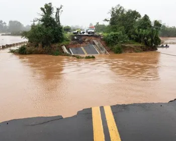 Reconstrução de estradas destruídas no RS vai custar R$ 118 milhões