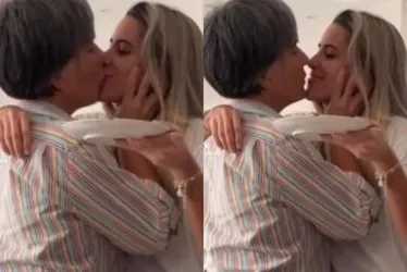 
				Glória Pires é criticada por dar sequência de selinhos na filha
			
			