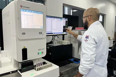 
			
				HGE ganha novo equipamento capaz de realizar 100 hemogramas por hora
			
			