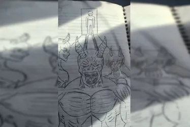 
			
				Jovem que matou pais a marteladas desenhava monstros e demônios; veja
			
			
