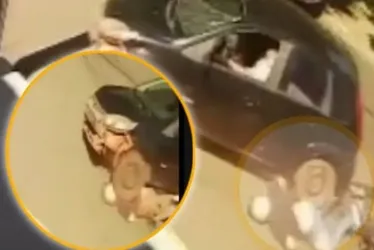 
				Motorista passa por cima de motociclista em briga de trânsito
			
			