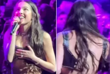 
			
				Olivia Rodrigo quase fica pelada após top abrir durante show
			
			