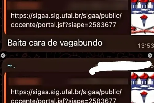 
				Professor da UFAL denuncia ter sido vítima de racismo por alunos: 'Cara de vagabundo'
			
			