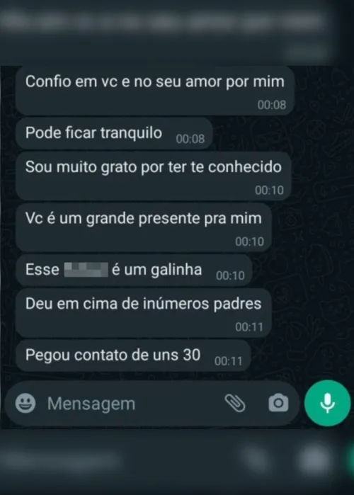 
			
				Conversas mostram relação de alagoano com padre: “Confio no seu amor"
			
			