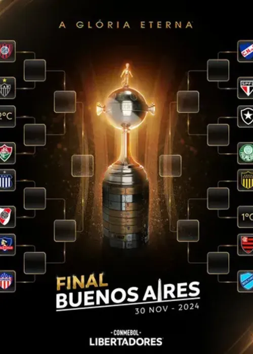 
				
					Sorteio define jogos das oitavas da Libertadores
				
				