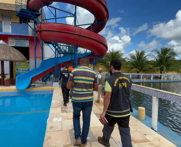 Parque aquático é interditado durante fiscalização em Girau