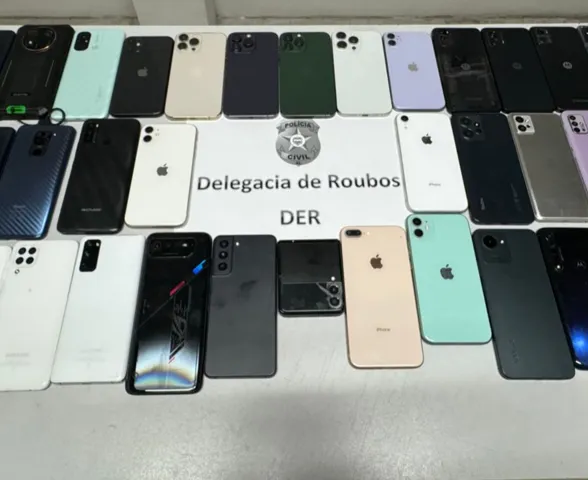 Polícia Civil recupera 45 celulares roubados entre março e abril
