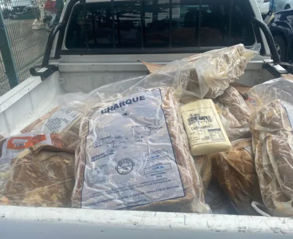 Vigilância apreende mais de 600kg de charque estragado na Levada