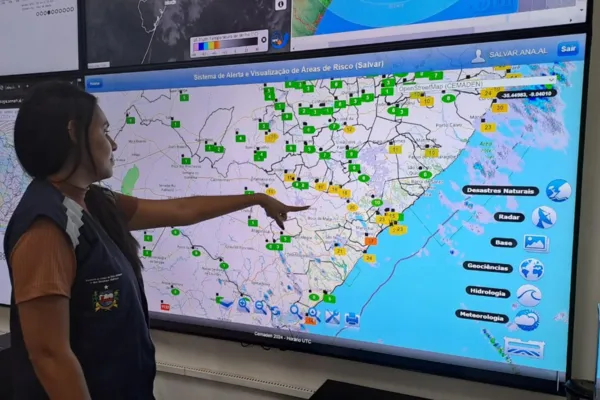 
				
					Alagoas tem alerta de perigo para chuvas at domingo
				
				