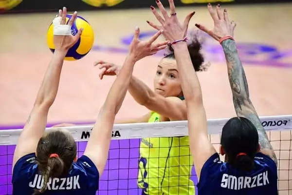 
				
					Brasil perde para a Polônia e é 4º na Liga das Nações feminina
				
				