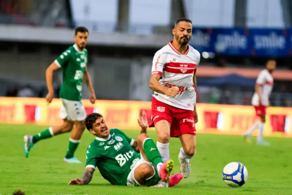 
				
					CRB vence o Guarani, com gol de Gegê, e deixa a zona da degola: 1 a 0
				
				