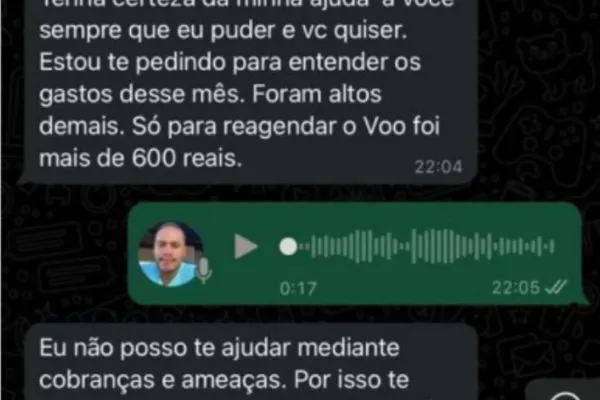 
				
					Conversas mostram relao de alagoano com padre: Confio no seu amor