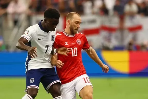 
				
					Inglaterra joga mal e empata com a Dinamarca na Eurocopa
				
				
