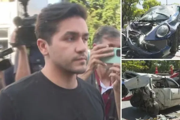
				
					Motorista de Porsche acusado de matar homem e ferir amigo é preso
				
				