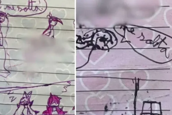 
				
					Padrasto é preso após criança fazer desenhos sobre abusos na escola
				
				