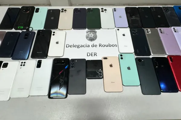 
				
					Polícia Civil recupera 45 celulares roubados entre março e abril
				
				