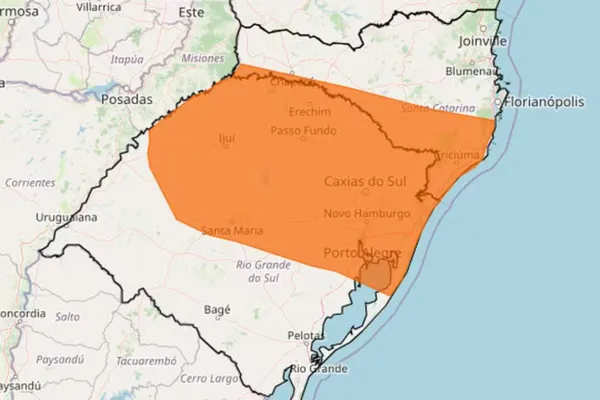 
				
					RS volta a ter temporais nesta sexta; acumulados podem superar os 150 mm
				
				