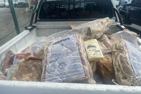 
				
					Vigilância apreende mais de 600kg de charque estragado na Levada
				
				