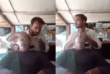 
			
				Barbeiro tem salão demolido após usar cuspe para massagear cliente
			
			