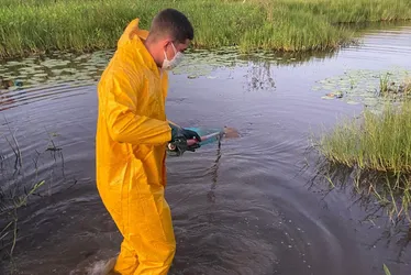 
			
				Corpo é encontrado boiando em barragem em Lagoa da Canoa
			
			