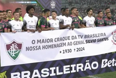 
				Fluminense e Corinthians se unem em homenagens a Silvio Santos no Maracanã
			
			