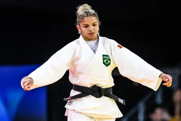 
			
				Larissa Pimenta conquista medalha de bronze no judô
			
			