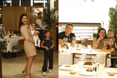 
			
				Michel Teló e Thais Fersoza comemoram aniversário dos filhos em shopping
			
			