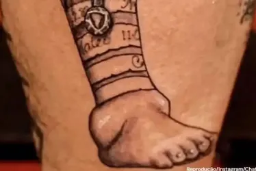 
			
				Torcedor da Argentina faz tatuagem de tornozelo inchado de Messi na Copa América
			
			
