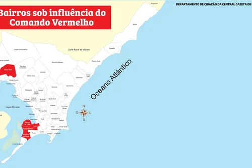 
				20 líderes do Comando Vermelho se refugiam no Rio e seguem gerenciando a facção em Alagoas
			
			