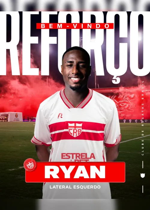 
			
				Lateral Ryan é o mais novo reforço do CRB para o restante de 2024
			
			