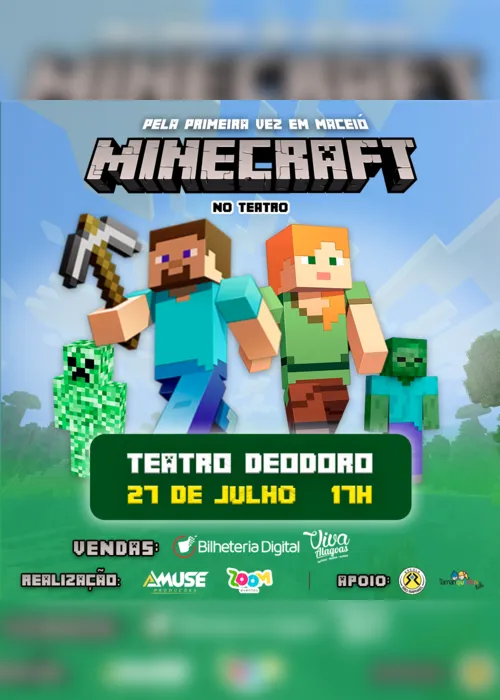 
			
				Teatro Deodoro reúne crianças e adultos para o espetáculo Minecraft
			
			